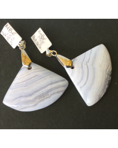 Blue Lace Agate Pendant MBE158