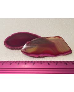 Agate Slices Small  Pink CW67