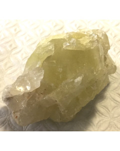 Sulphur in Quartz Specimen CC175
