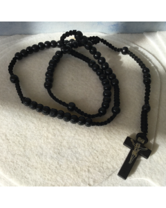 Rosary  Beads (Black Wood) YD28