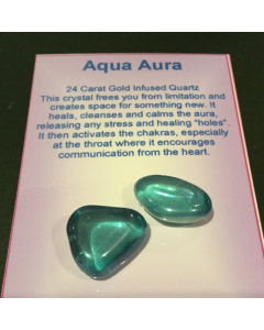 Aqua Aura Tumbled Stone IEC189