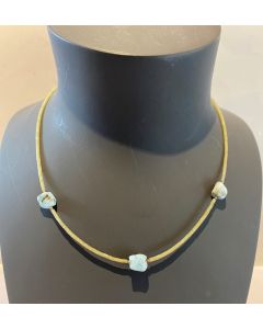 Larimar and Serpentine Necklace AA05