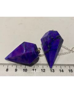 Purple Howlite Pendulum CC474
