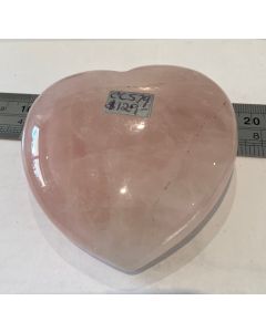 Rose Quartz Heart CC579
