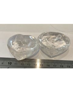 Clear Quartz Heart CC582
