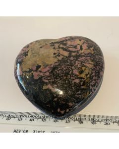 Rhodonite Heart CC594