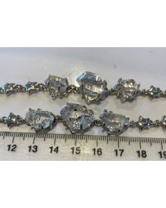 Herkimer Diamond and Tanzanite Bracelet CCC172