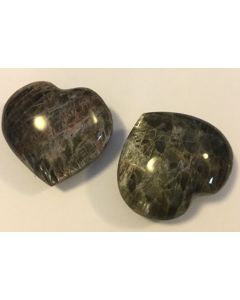 Lavikite or Black Moonstone Heart CCC76