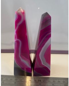 Pink Agate Obelisk CM502