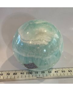 Caribbean Blue Calcite Sphere CW522