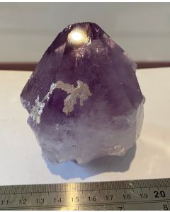 Amethyst with Calcite Point CM721