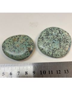 Tibetan Turquoise Flat Stone E966