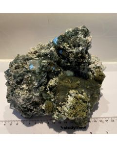 Marshy Apophyllite Cluster Natural Chlorite FL52