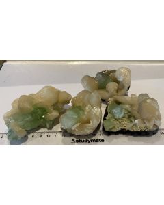 Green Apophyllite, Scolecite and Stilbite FL62