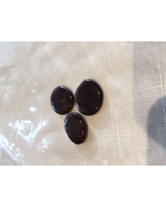Garnet  Tumble Flat stone Q090