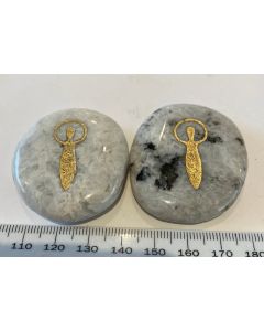  Moonstone Goddess Flat Stone IEC499