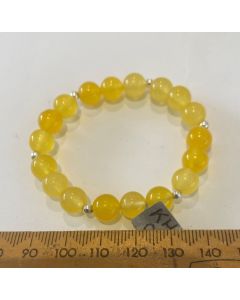 Chalcedony Yellow Small Bracelet 8 mm KH08