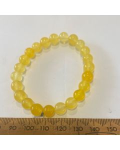 Chalcedony Yellow Bracelet 8 mm KH09