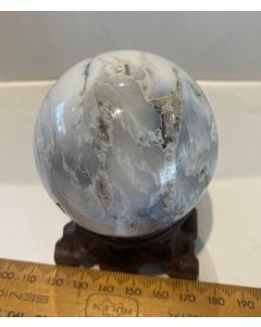 Natural Agate Sphere KK157