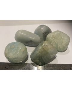 Aquamarine large Tumbled Stones KK192