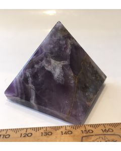 Chevron Amethyst Pyramid KK514