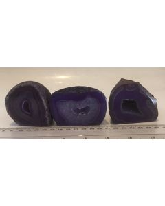 Purple Agate Geode KK534