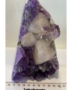  Amethyst with Calcite Cluster KK825