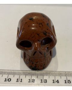 Mahogany Obsidian Skull KK894