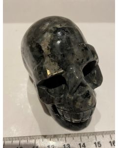 Lavikite or Black Moonstone Skull MBE748