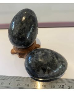 Lavikite or Black Moonstone Eggs MBE874