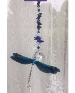 Blue Dragonfly Sun Catcher N255CSB