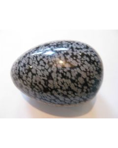 obsidian snowflake egg A162