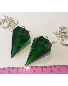 Green Obsidian Pendulum P302