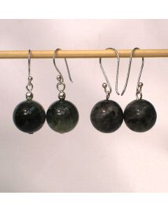 Lavikite or Black Moonstone Earrings E762