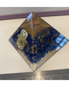 Orgonite and Lapis Lazuli Pyramid PIP02