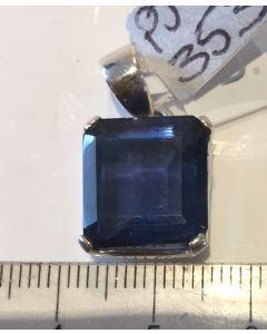 Fluorite Blue Pendant PJ353