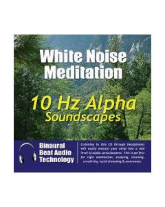 White Noies med  10 Hz Alpha Soundscapes