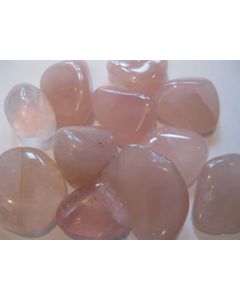 rose quartz tumbled stone
