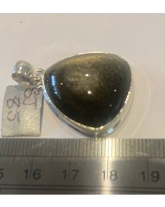 Gold Sheen Obsidian Pendant SJ85
