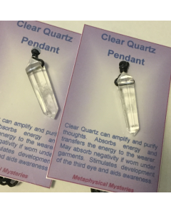 Clear Quartz Pendant IEC263