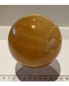  Amber (Honey) Calcite Sphere YD127