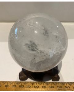 Clear Quartz  with Chlorite Sphere YD206