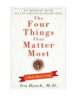 FOUR THINGS THAT MATTER MOST - 10TH ANNIVERSARY 