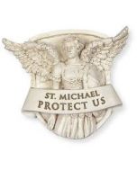 VISOR CLIP ST MICHAEL PROTECT US
