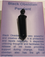 Black Obsidian Pendant IEC177
