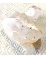 Clear Quartz with Hematite CC186