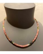 Multi Colour Tourmaline Necklace A105