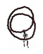 Rosewood colour mala bead necklace BD041