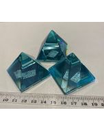 Light Blue Obsidian Pyramid CC542