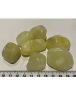 Sulphur in Quartz Tumble Stones CW271